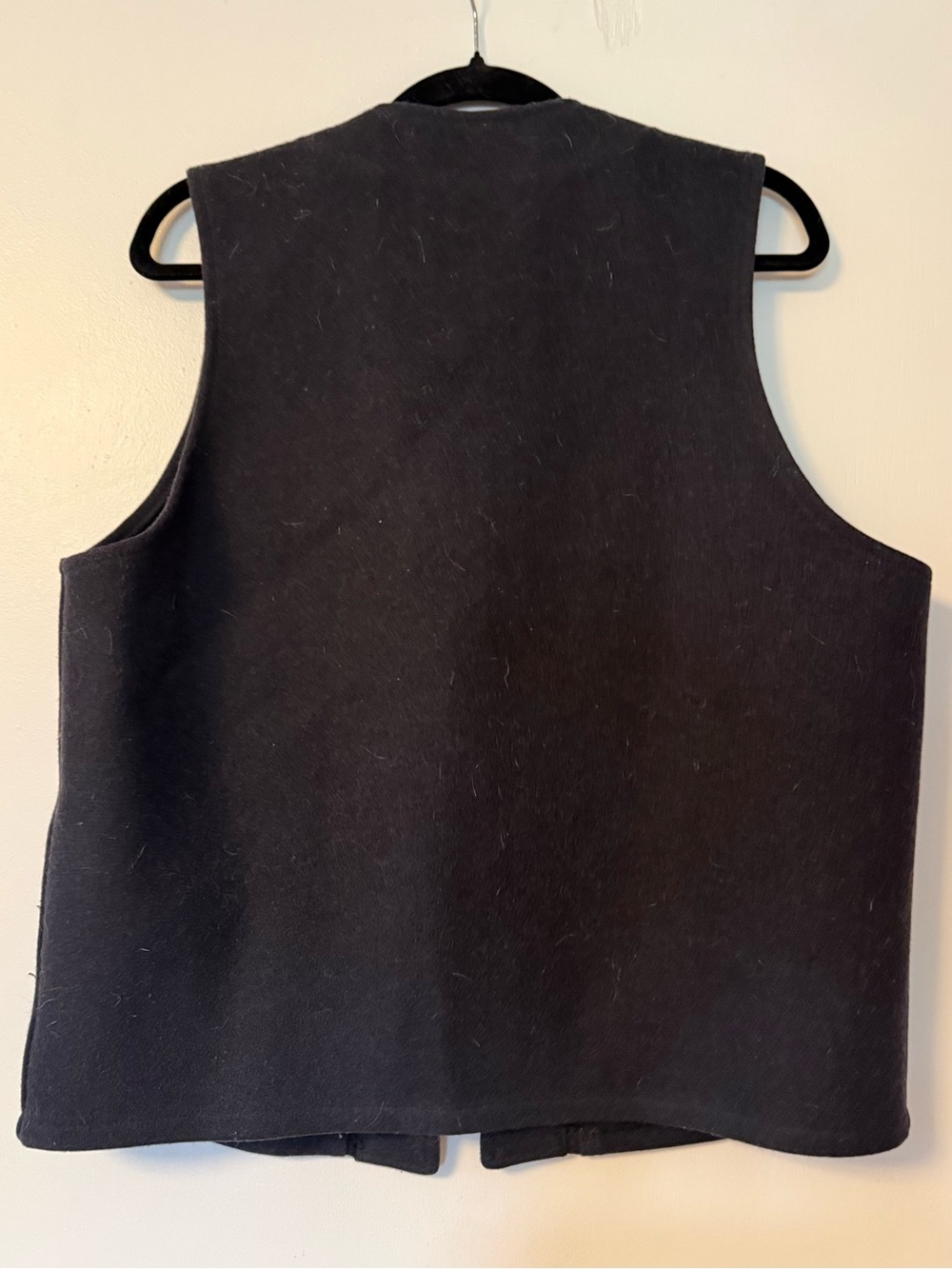 NWOT Filson Charcoal Wool Vest - Picture 3 of 3